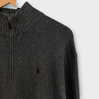 1/4 Zip Ralph Lauren Gris - L