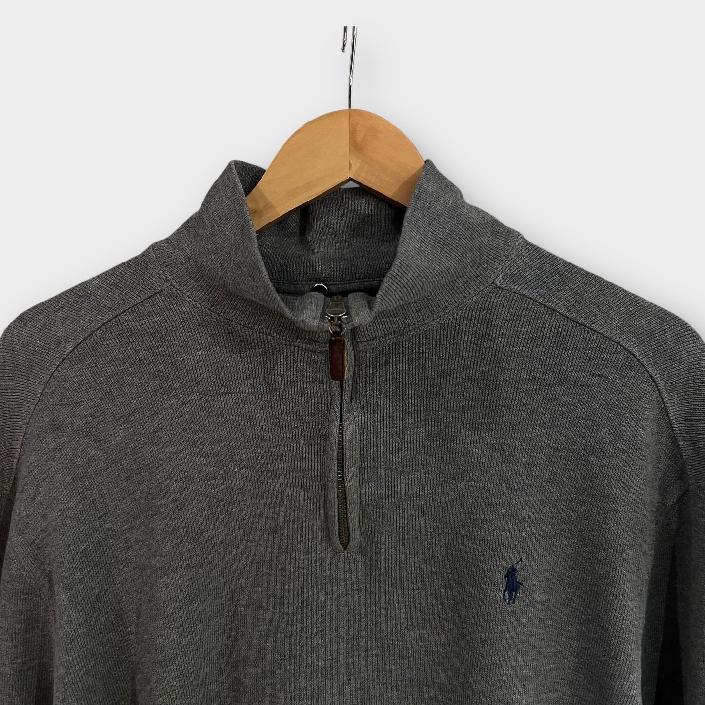 1/4 Zip Ralph Lauren Gris - L