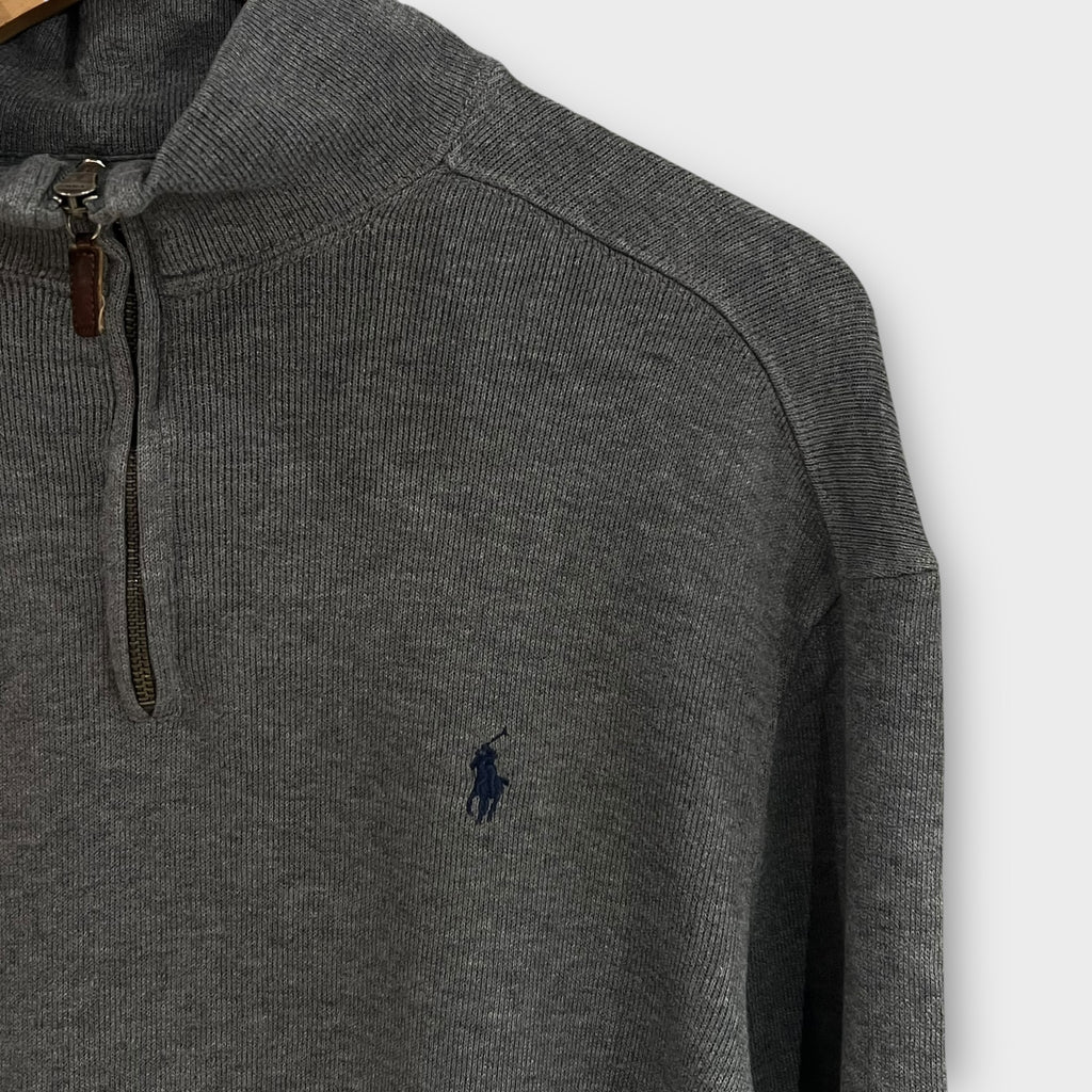 1/4 Zip Ralph Lauren Gris - L