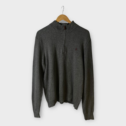 1/4 Zip Ralph Lauren Gris - L