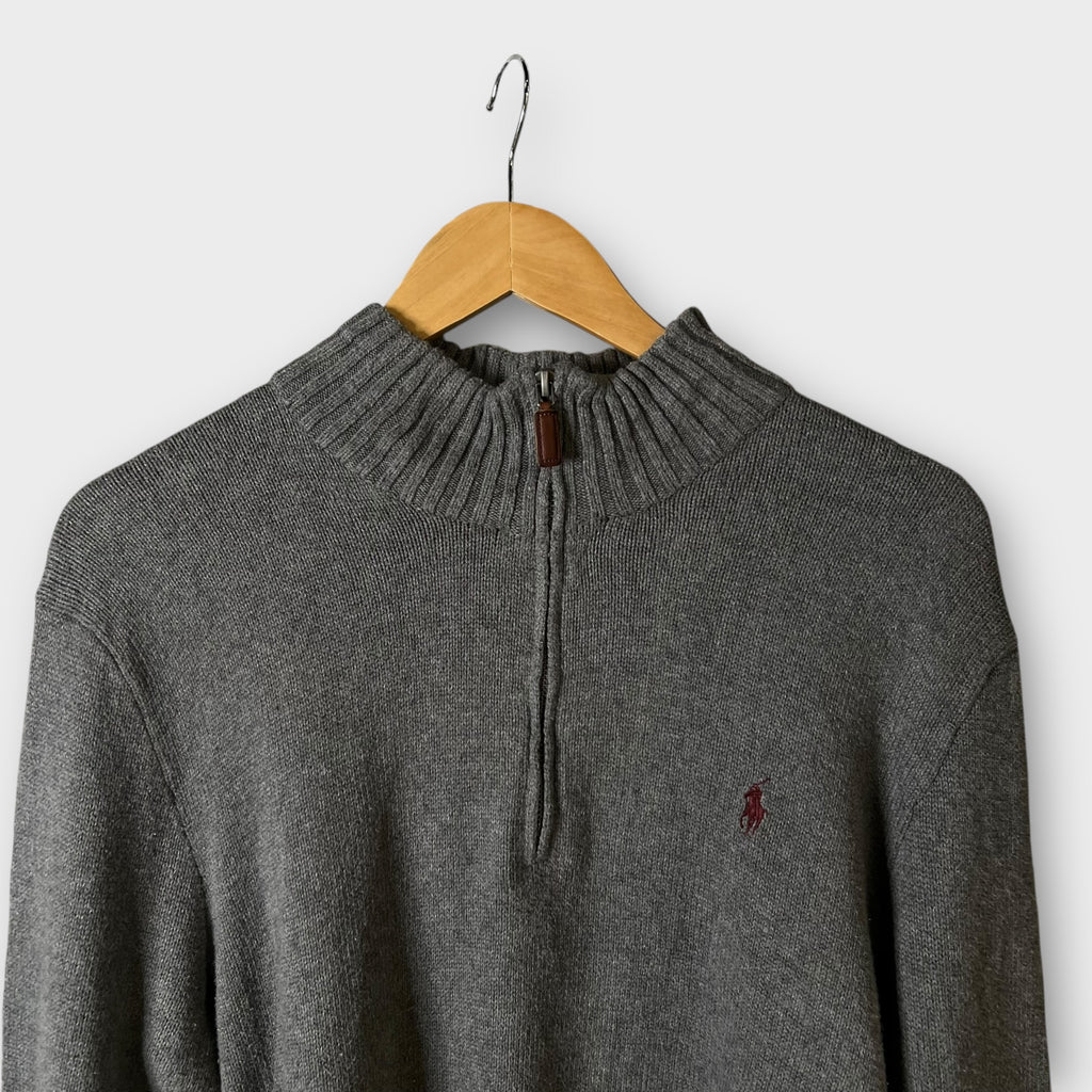 1/4 Zip Ralph Lauren Gris - LL
