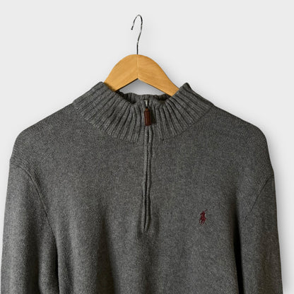 1/4 Zip Ralph Lauren Gris - L