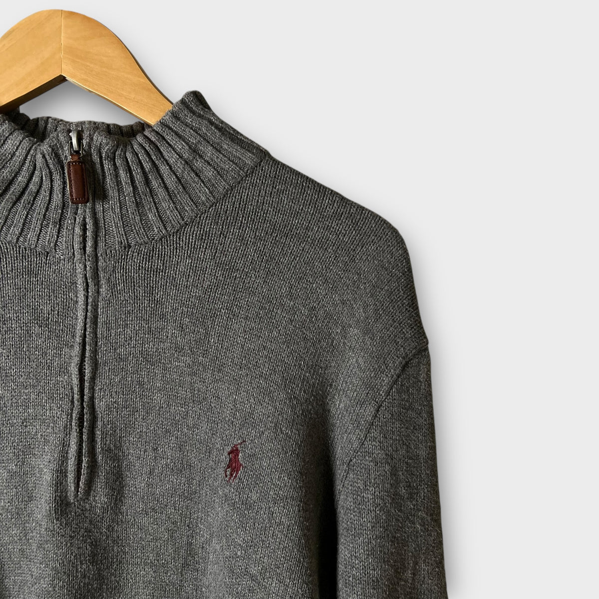 1/4 Zip Ralph Lauren Gris - LL