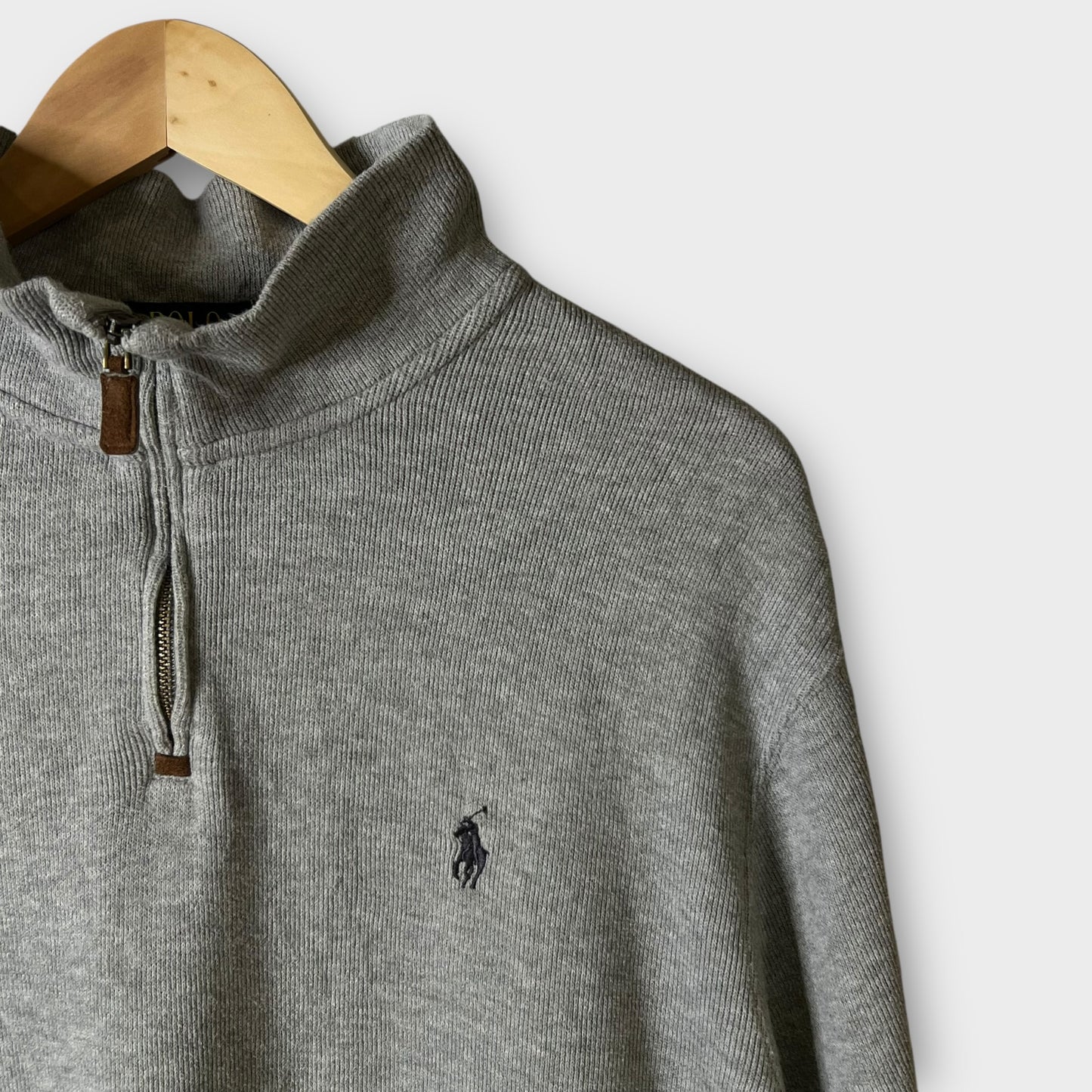 1/4 Zip Ralph Lauren Gris - L