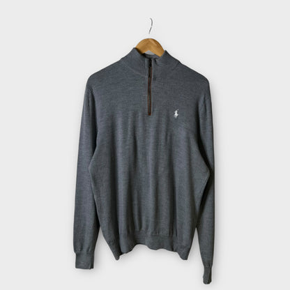 1/4 Zip Ralph Lauren Gris - L