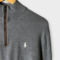 1/4 Zip Ralph Lauren Gris - L