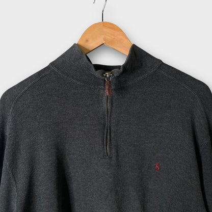 1/4 Zip Ralph Lauren Gris - L