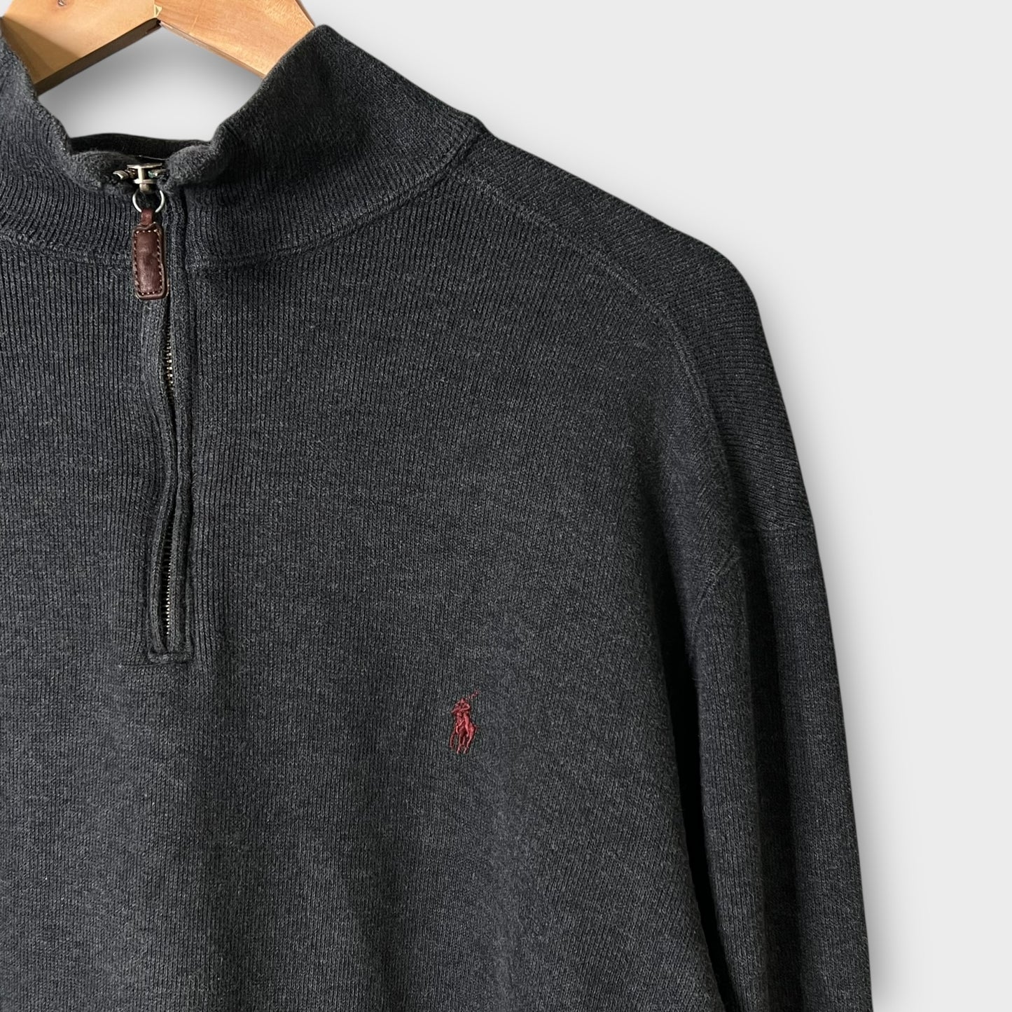 1/4 Zip Ralph Lauren Gris - L