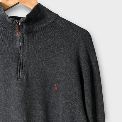 1/4 Zip Ralph Lauren Gris - L