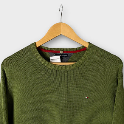 Pull Tommy Hilfiger vert