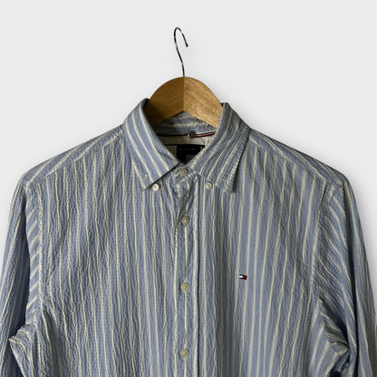 Chemise Tommy Hilfiger effet froissé Bleu - S (Fit M)