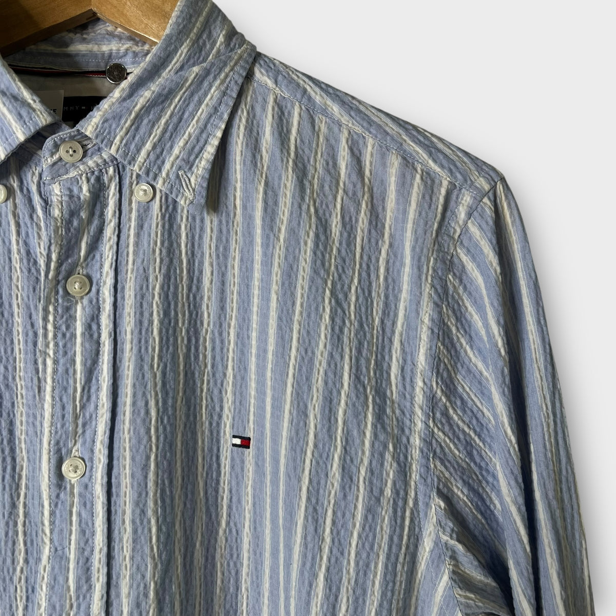 Chemise Tommy Hilfiger effet froissé Bleu - S (Fit M)