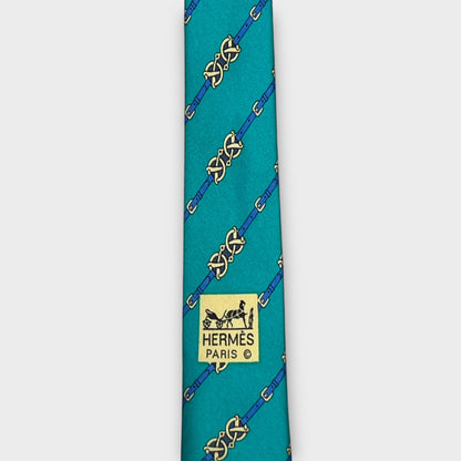 Cravate Hermès Made in France 100% Soie - TU