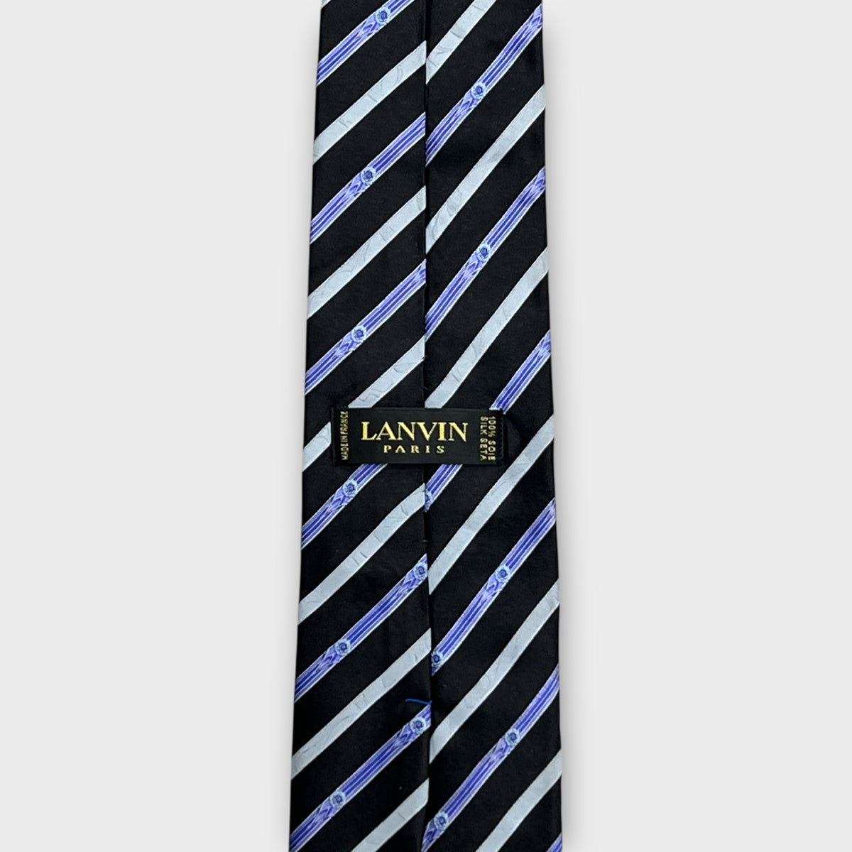 Cravate Lanvin Made in France 100% Soie - TU