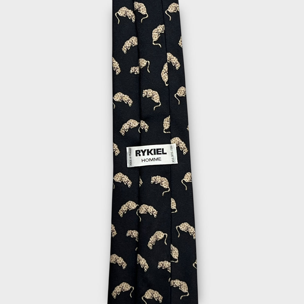 Cravate Sonia Rykiel Made in France 100% Soie - TU