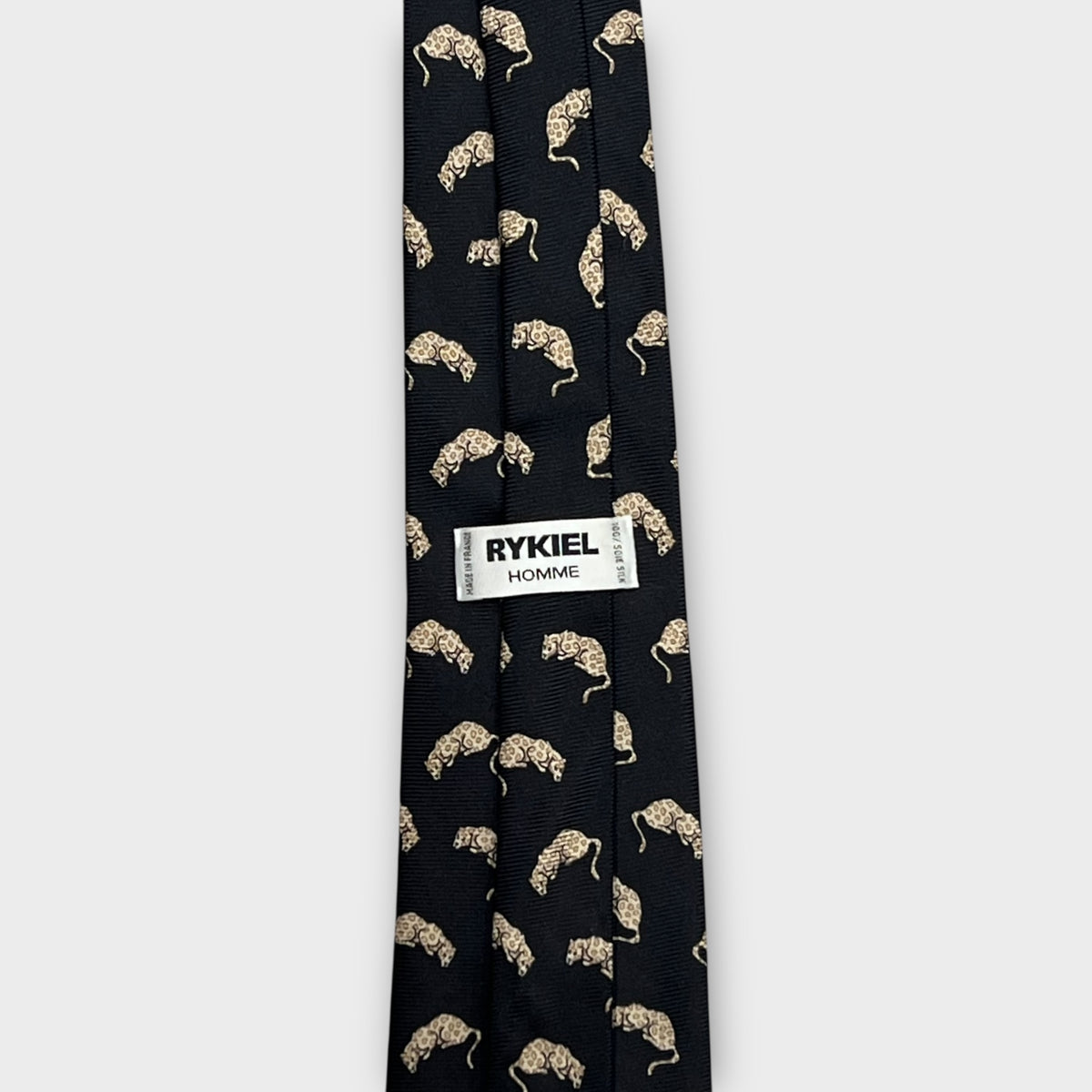 Cravate Sonia Rykiel Made in France 100% Soie - TU
