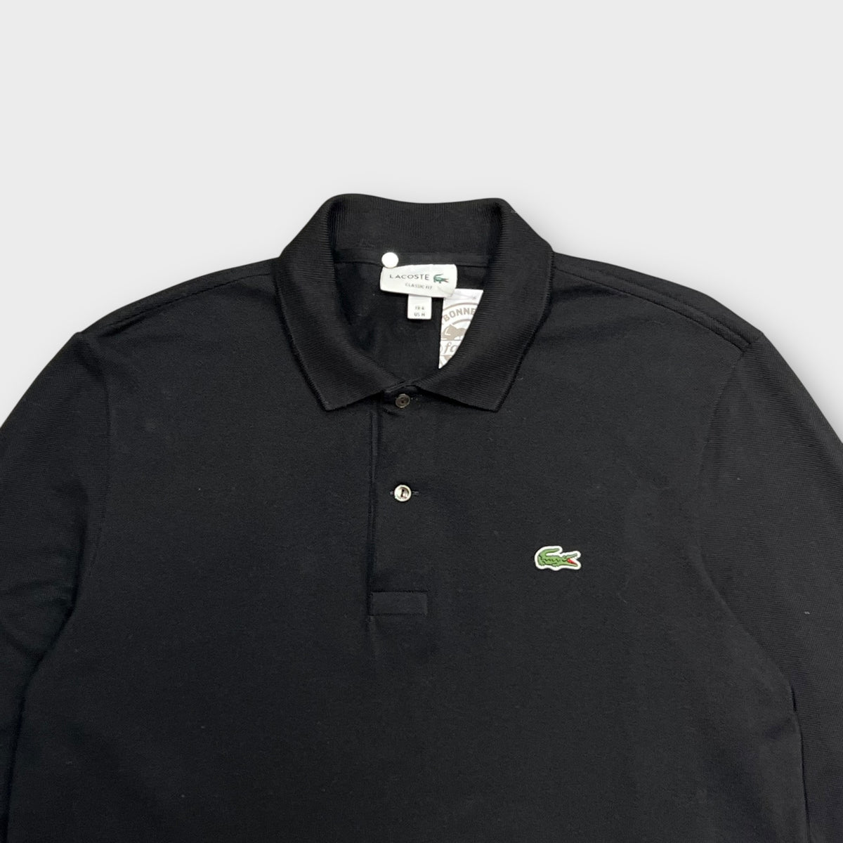 Polo manche longue Lacoste Noir - M