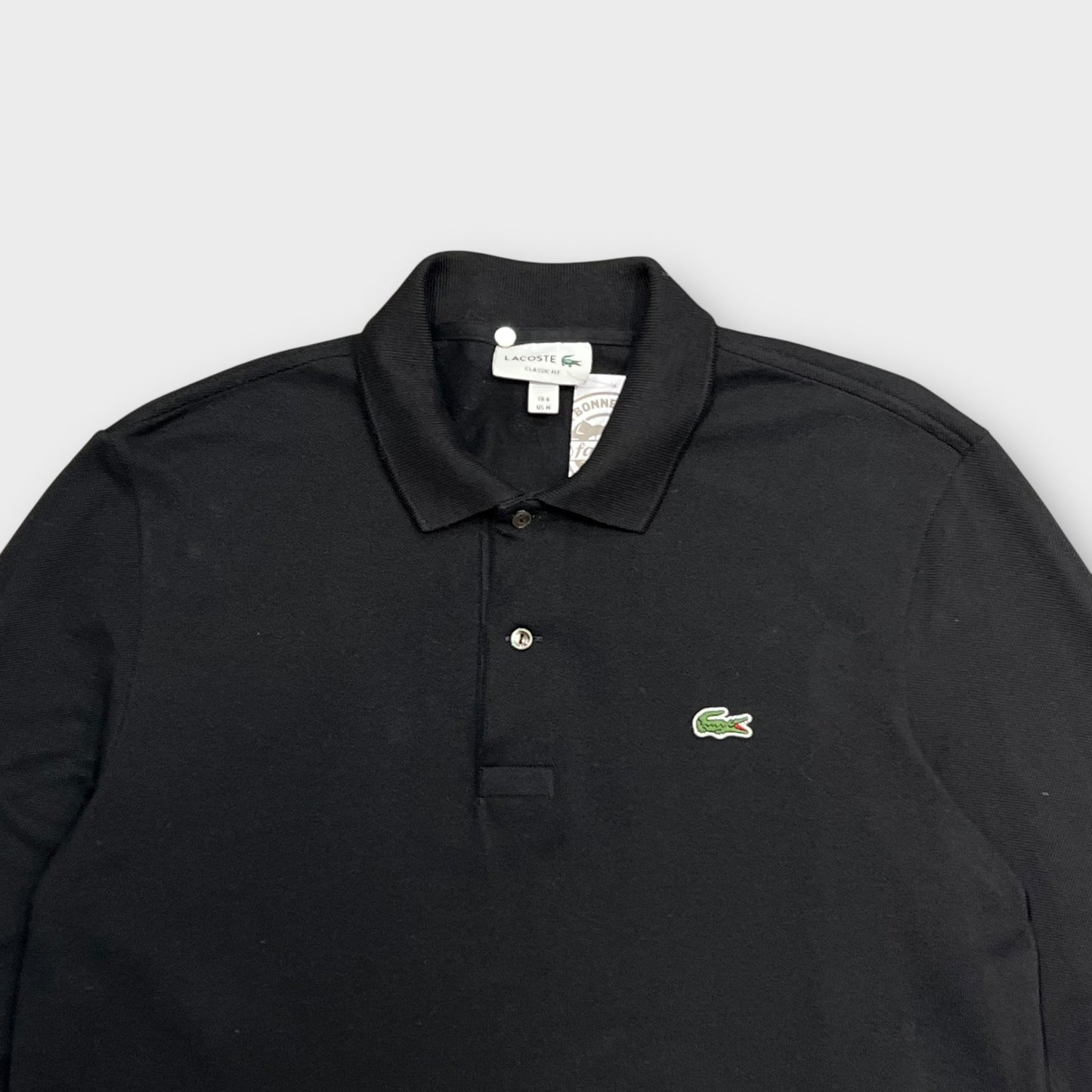 Polo manche longue Lacoste Noir - M