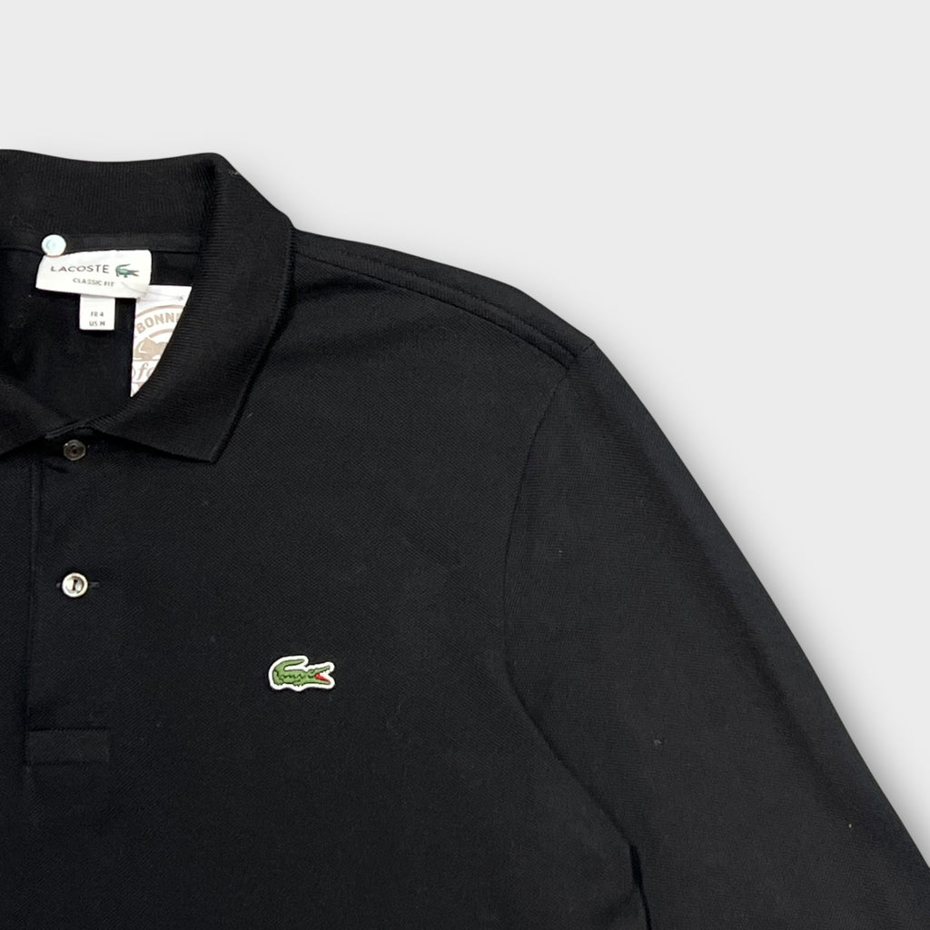 Polo manche longue Lacoste Noir - M