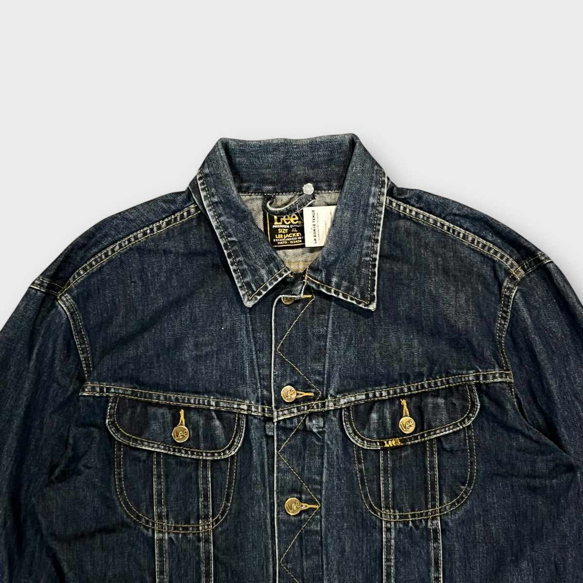 Veste en Jean Lee Bleu - XL