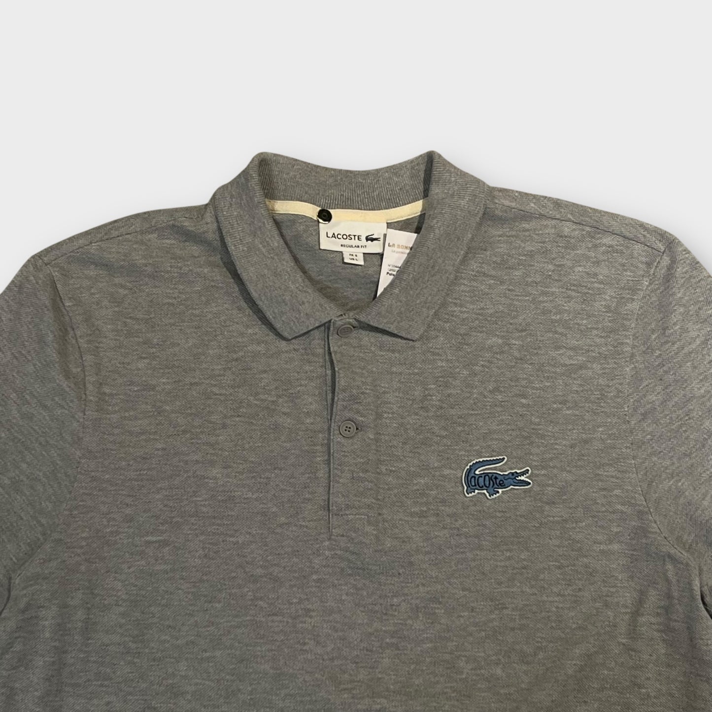 Polo Lacoste Gris - L