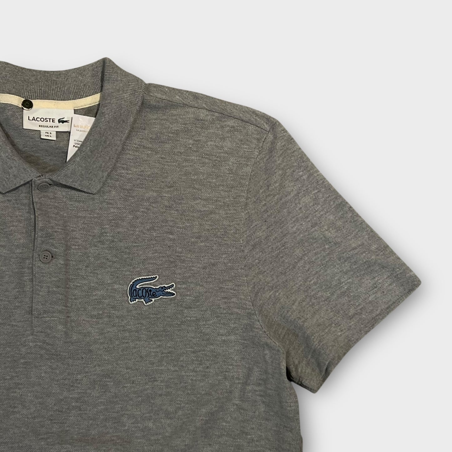 Polo Lacoste Gris - L