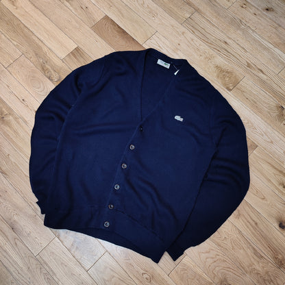 Cardigan Lacoste navy -L