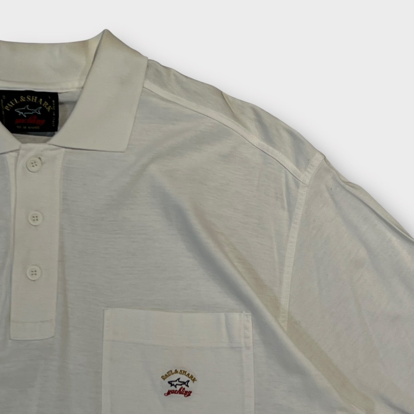 Polo Paul & Shark Blanc - L