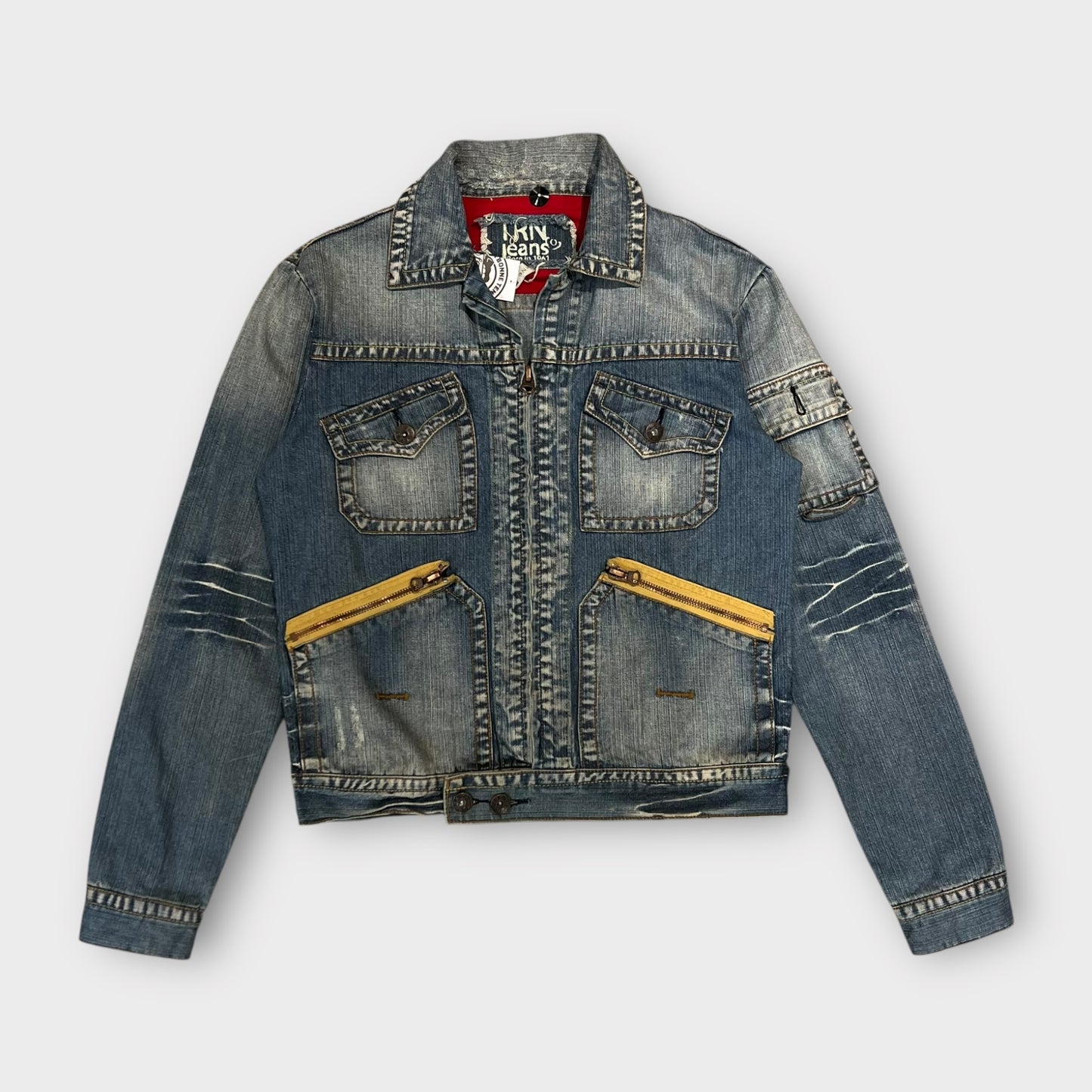 Veste Jean Y2K Hip Hop Bleu - L (Fit M)