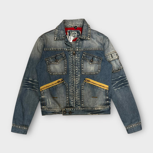 Veste Jean Y2K Hip Hop Bleu - L (Fit M)
