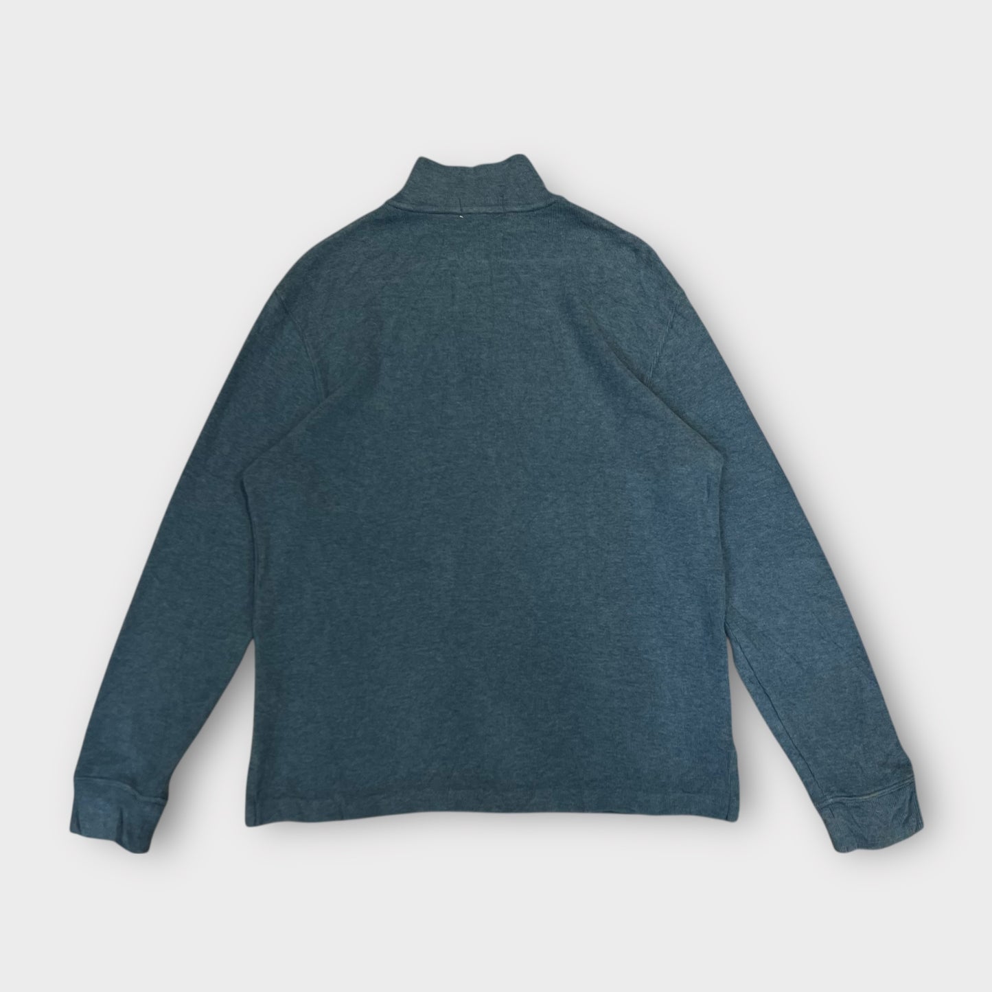1/4 Zip Ralph Lauren Bleu - M
