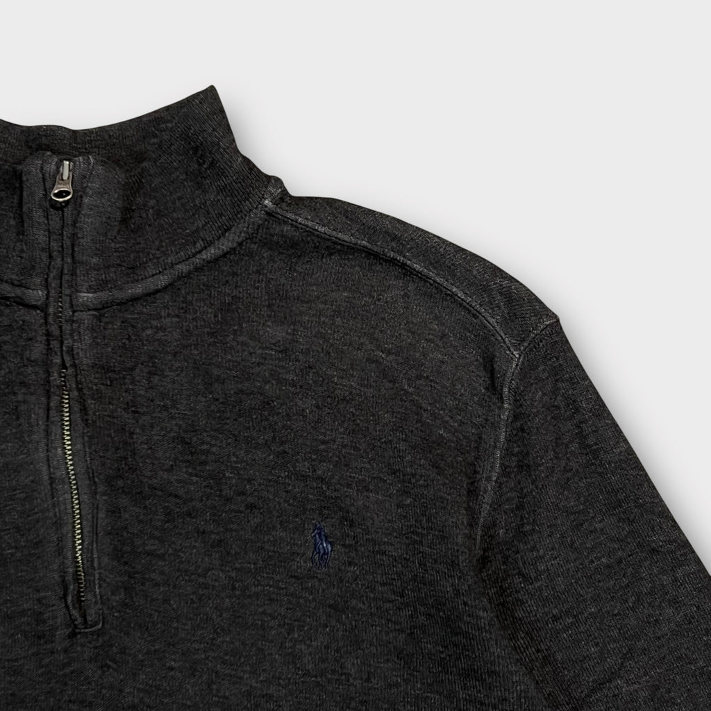 1/4 Zip Ralph Lauren Gris Foncé - XL