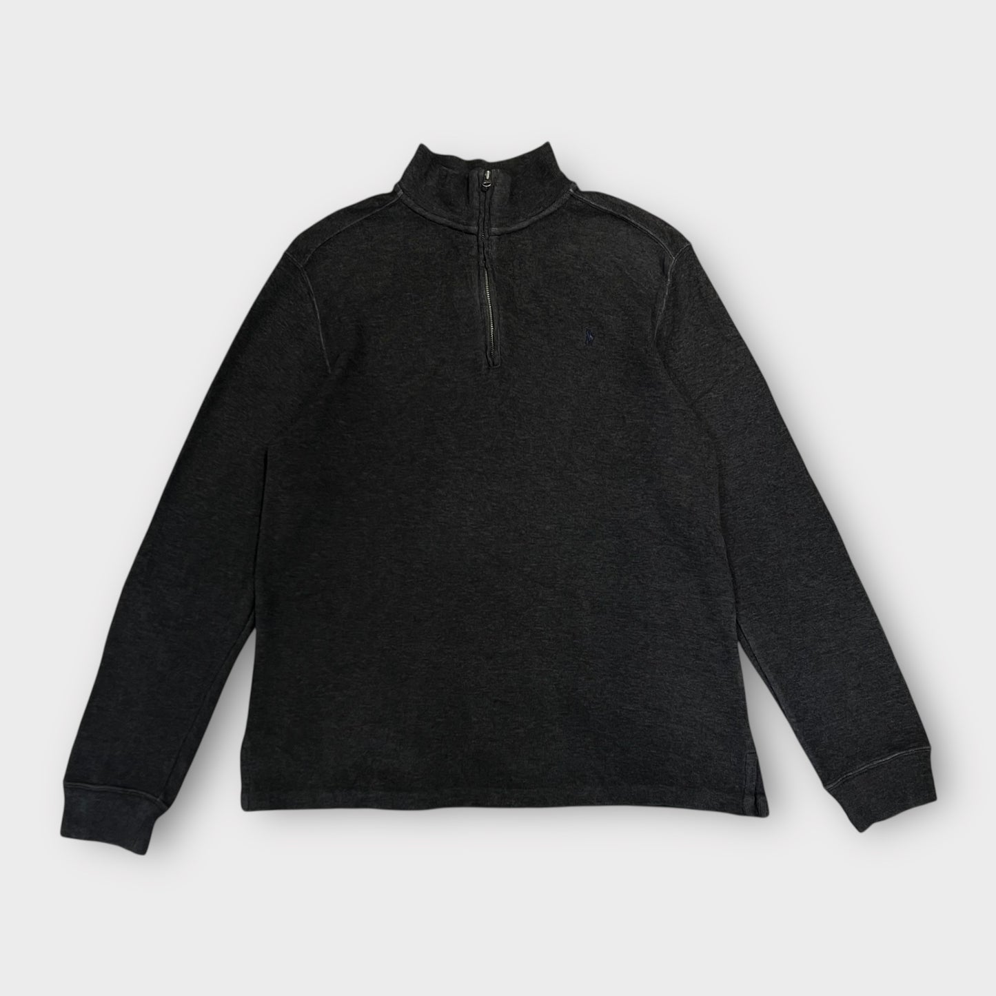1/4 Zip Ralph Lauren Gris Foncé - XL
