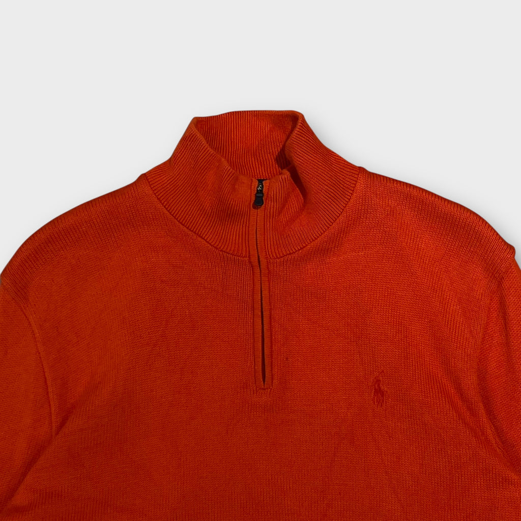 1/4 Zip Ralph Lauren Orange - L