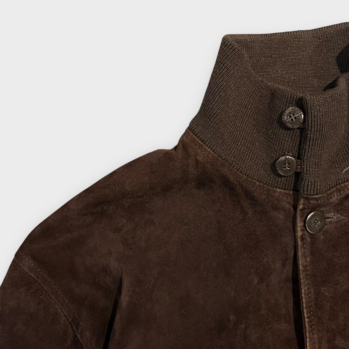 Veste Daim Marron - L