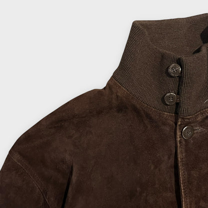 Veste Daim Marron - L