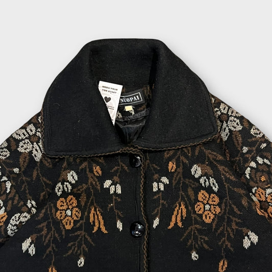 Veste Laine Vintage Noir - L