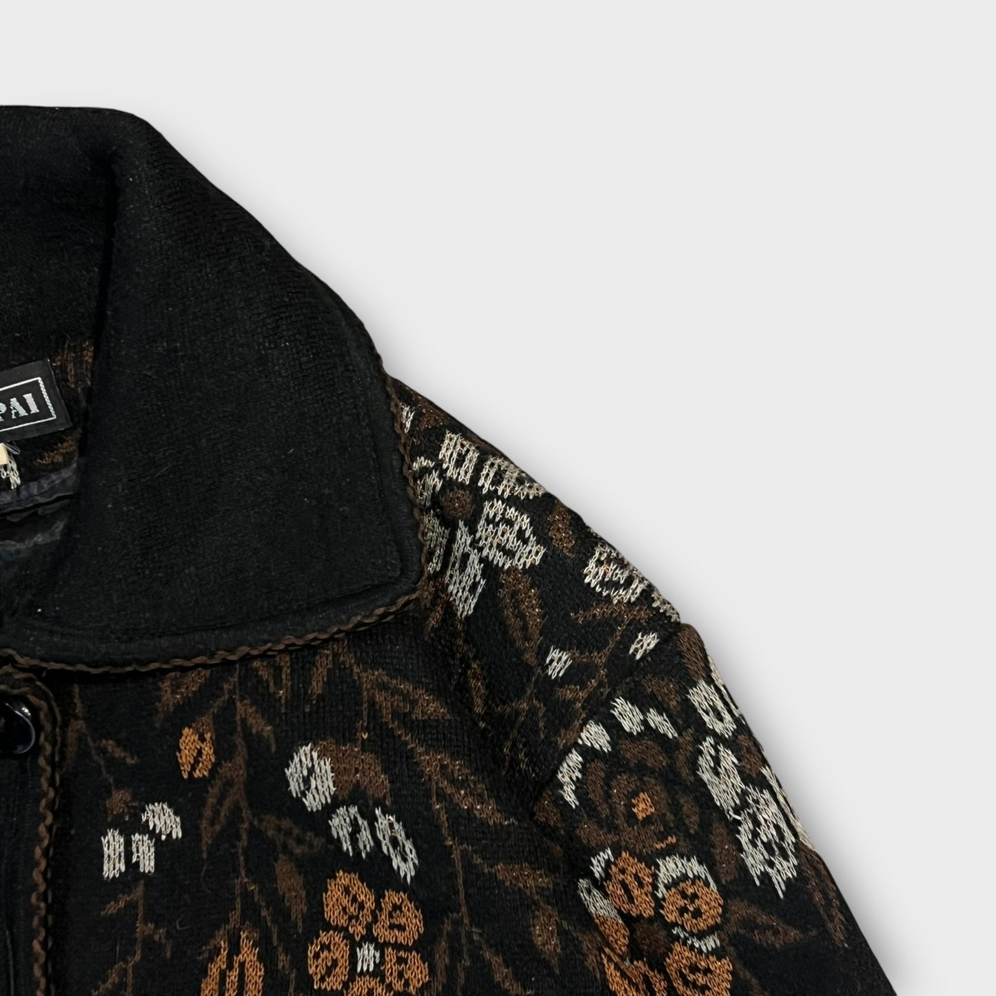 Veste Laine Vintage Noir - L