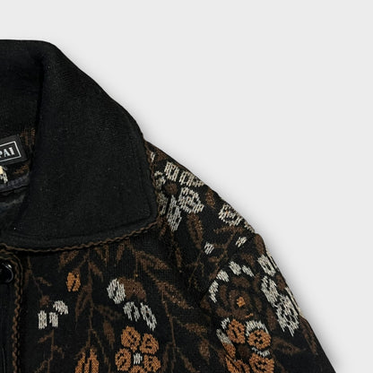 Veste Laine Vintage Noir - L