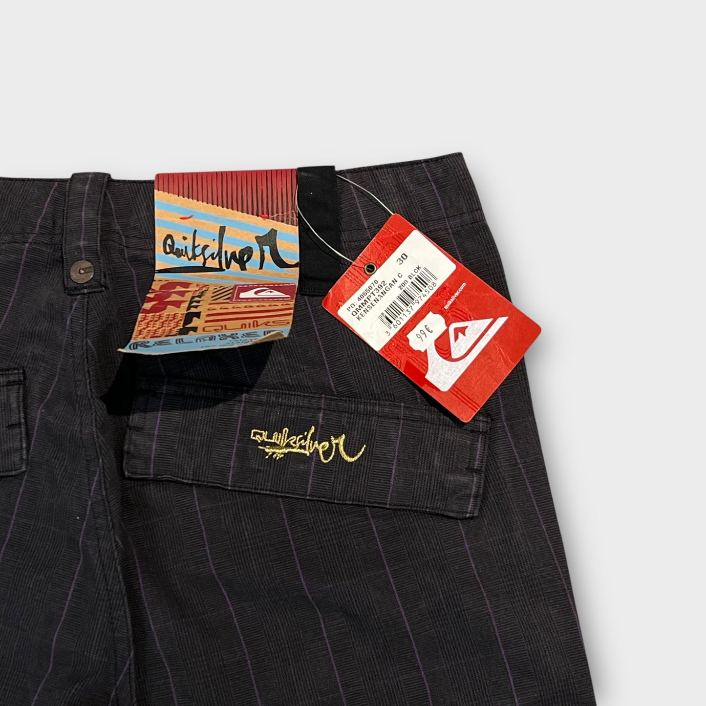 Baggy Deadstock Quicksilver Noir - FR40