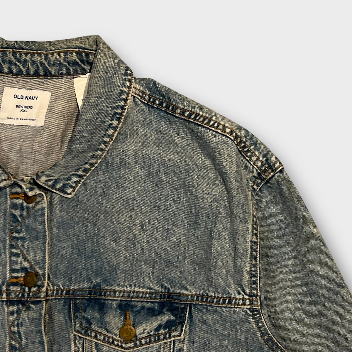 Veste Jean Vintage Bleu - XXL