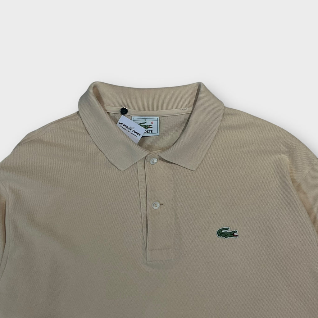 Polo Manche Longue Lacoste Beige - L