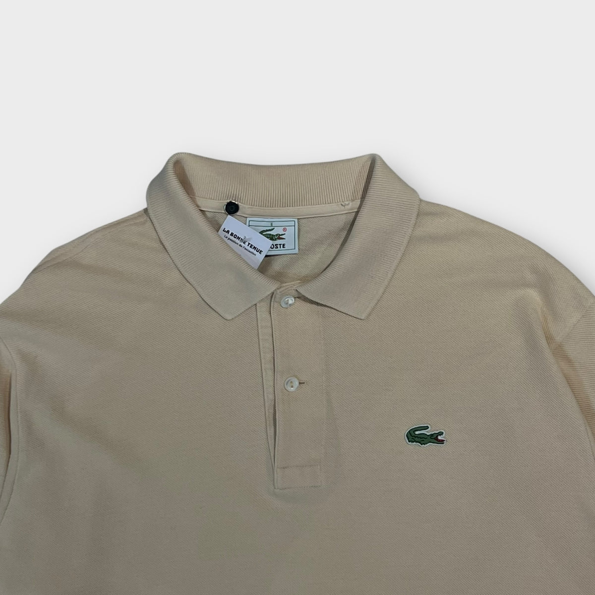 Polo Manche Longue Lacoste Beige - L