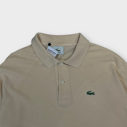 Polo Manche Longue Lacoste Beige - L