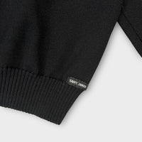 Pull Col V Saint James Noir Made In France - L