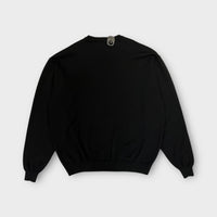 Pull Col V Saint James Noir Made In France - L