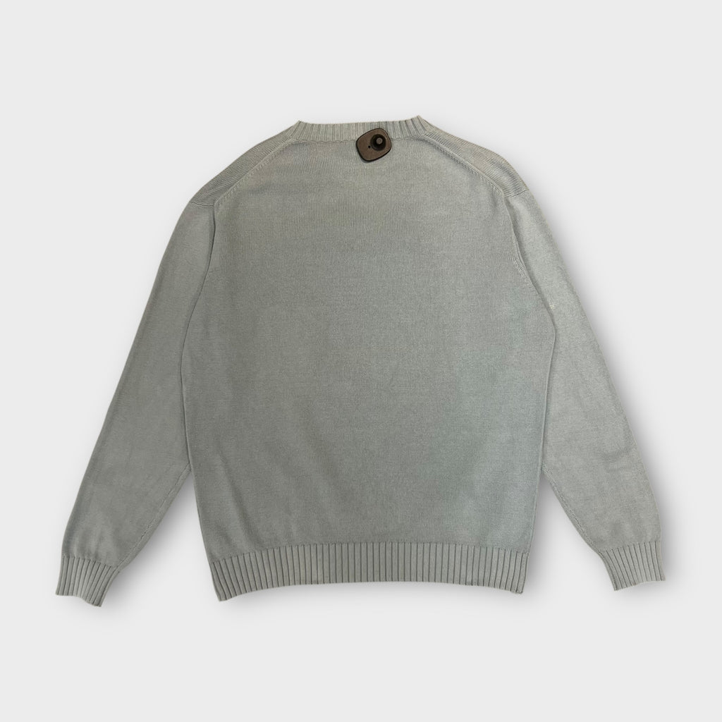 Pull Col V Lacoste Bleu - M