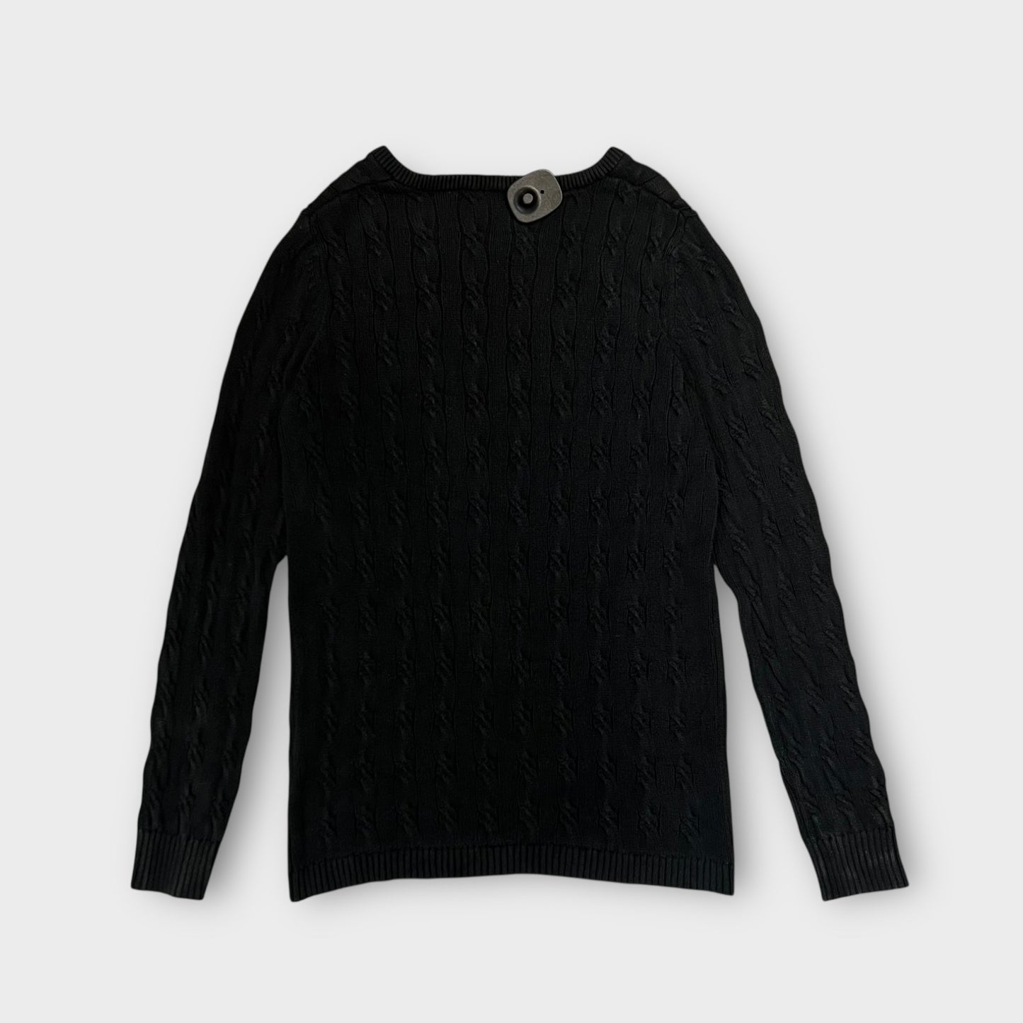 Pull Col V Lacoste Noir - M