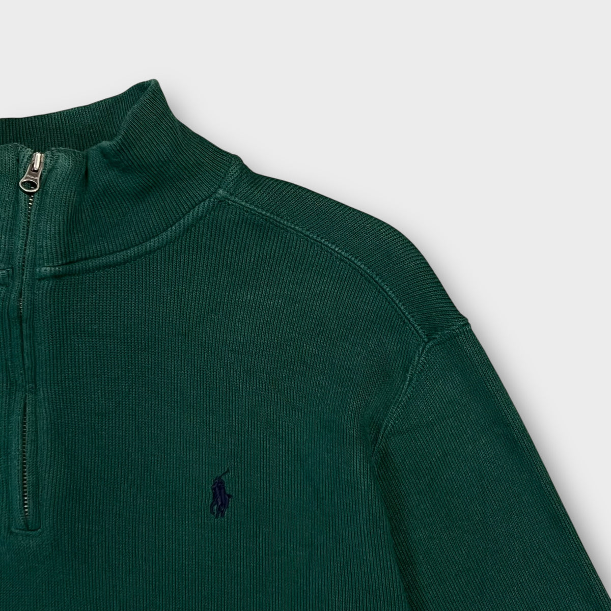 1/4 Zip Ralph Lauren Vert - M