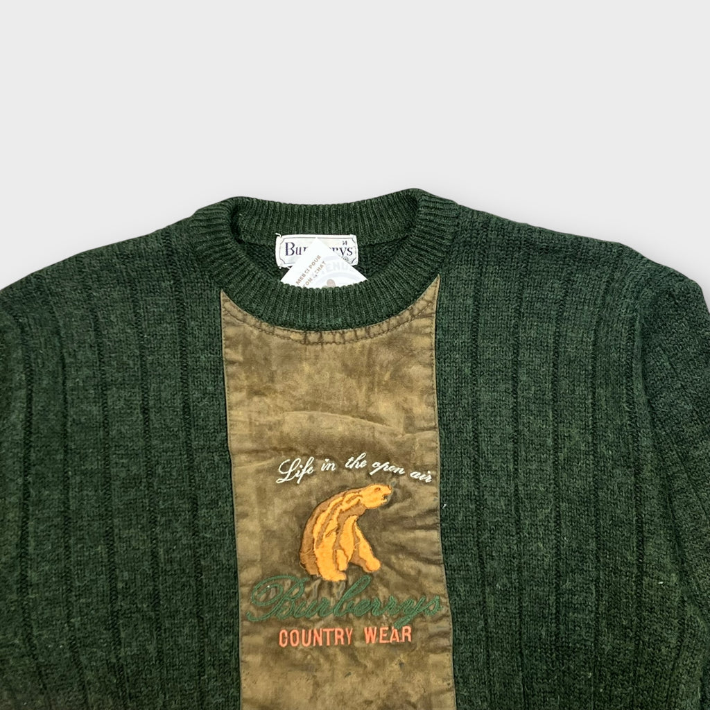 Pull Burberrys 90's Vert - S
